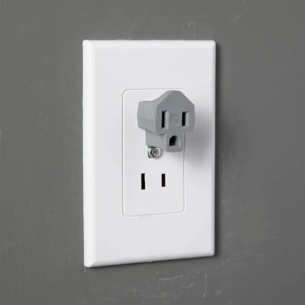 15-Amp 2 Wire To 3 Wire Single To Single Basic Standard Adapter